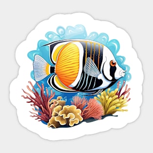 Butterflyfish Sticker